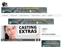 Tablet Screenshot of castingcallmiami.com